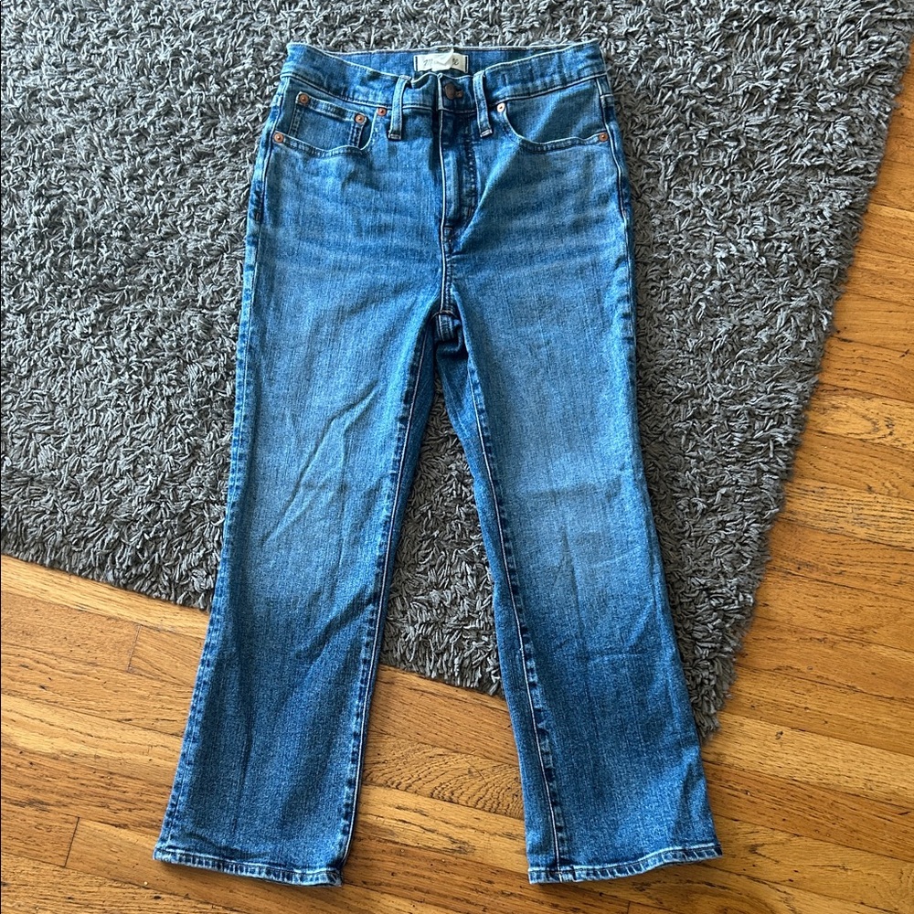 Madewell Women's Cali High Waist Demi-Boot Jeans